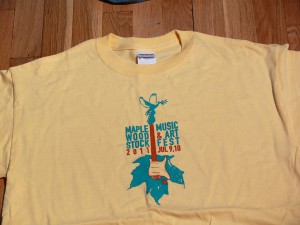tshirt-2011-yellow Adult t-shirt in yellow