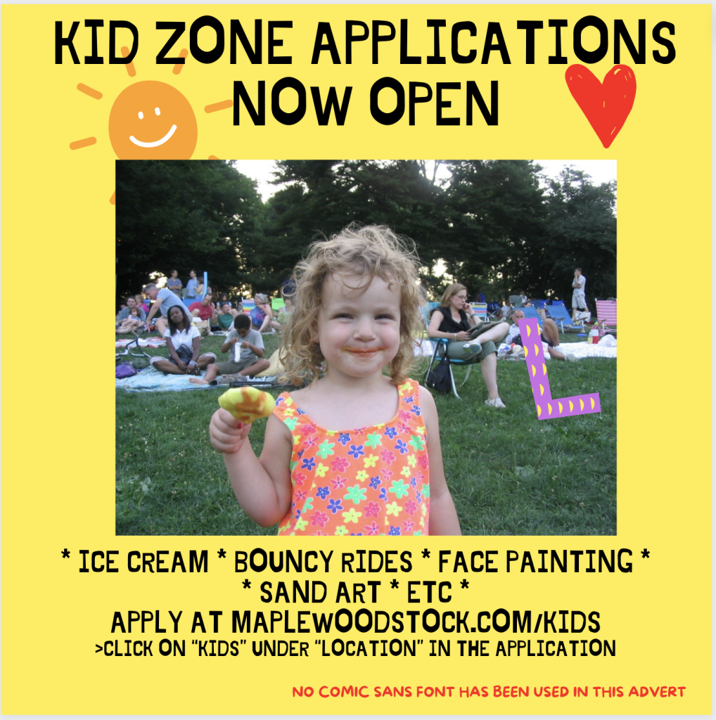 kid zone 2024 applications