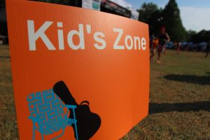 Kid Zone sign