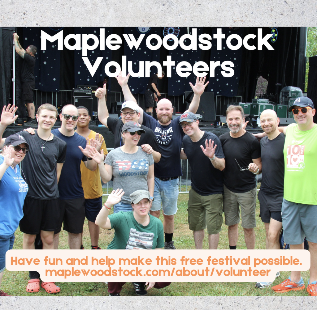 Volunteer for Maplewoodstock