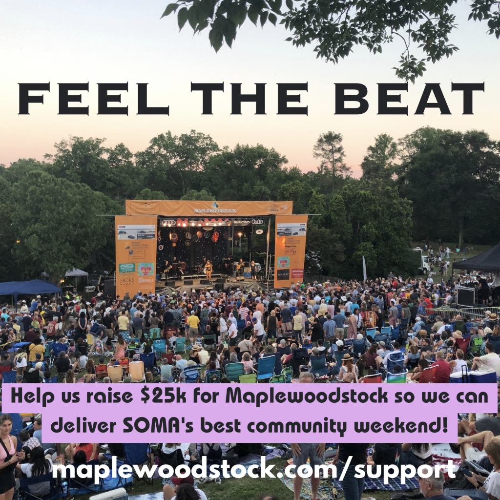 donor - feel the beat support Maplewoodstock with your donations